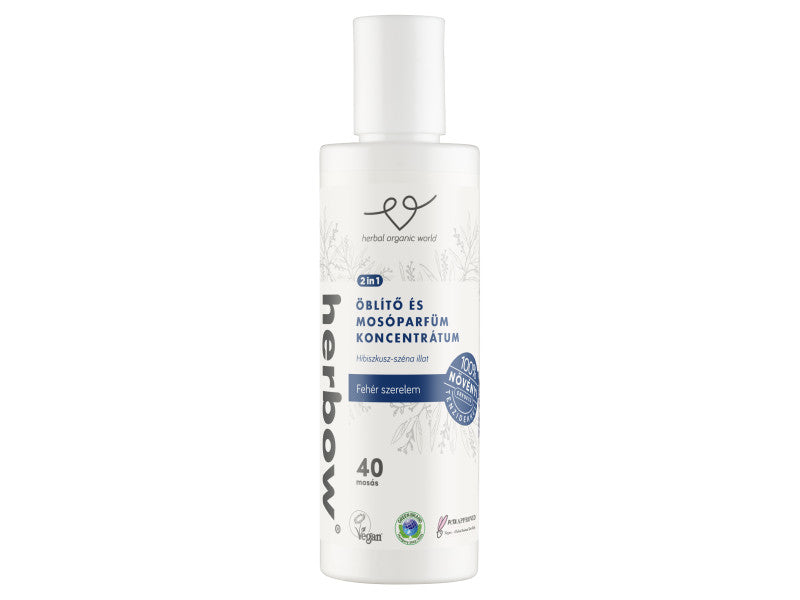 Herbow 2in1 Mosóparfüm-Textilöblítő konc. (40WL) 200 ml White Love (fehér)