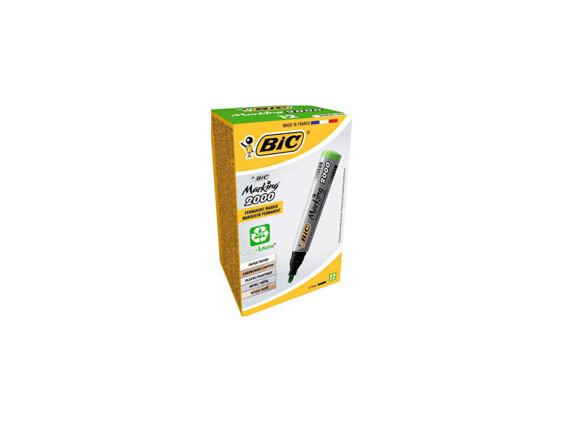 Bic írószer Marker 2000 kerek hegy zöld 12db/doboz