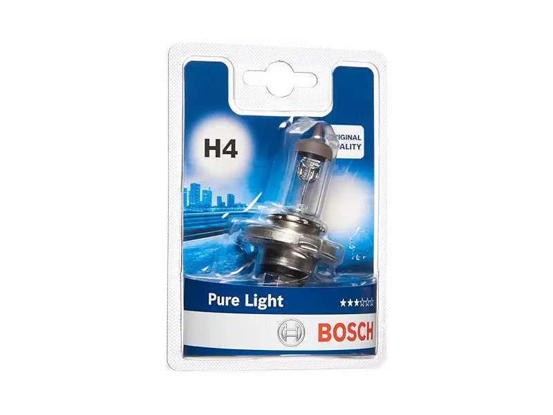 Bosch Pure Light autólámpa 12V 60/55W H4 P43t