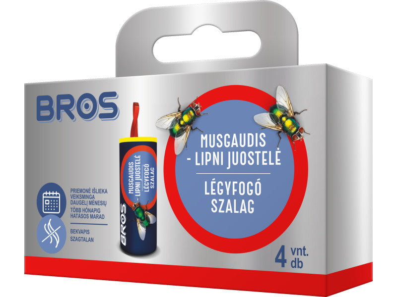 Bros kör alakú légyfogó szalag 4 db-os