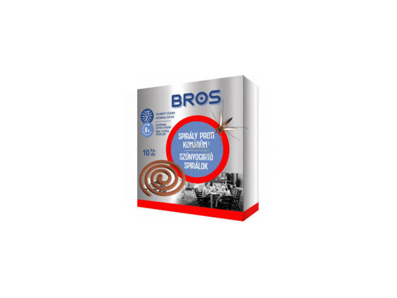 Bros szúnyogirtó és riasztó spirál 10 db-os (B012)