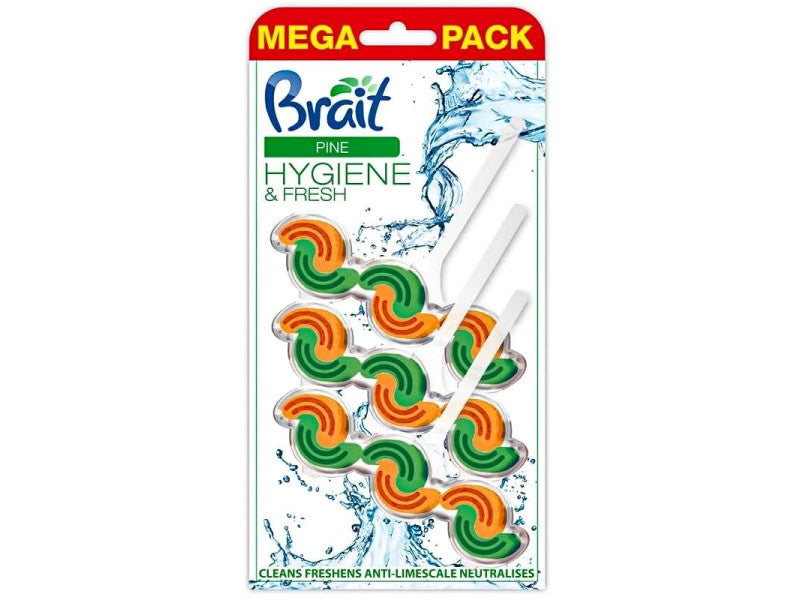 Brait WC deo 2 fázisú Fenyő Hygiene&Fresh 3x45gr