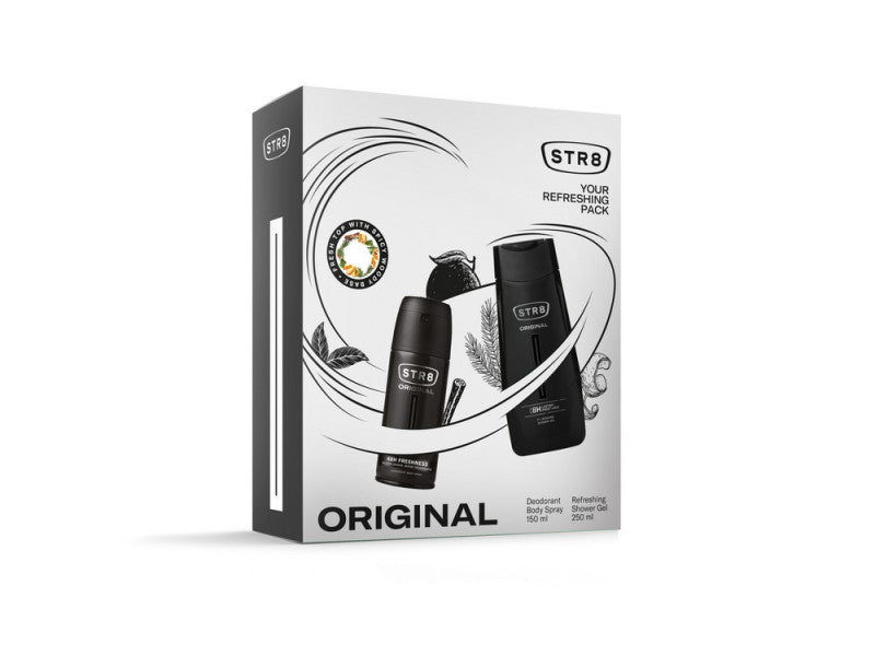 Kozm.cs. STR8 Set Original Tusfürdő 250ml+ Deospray 150 ml