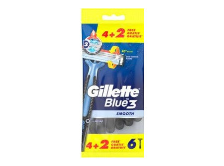 Gillette Blue3 eldobható borotva 4+2s