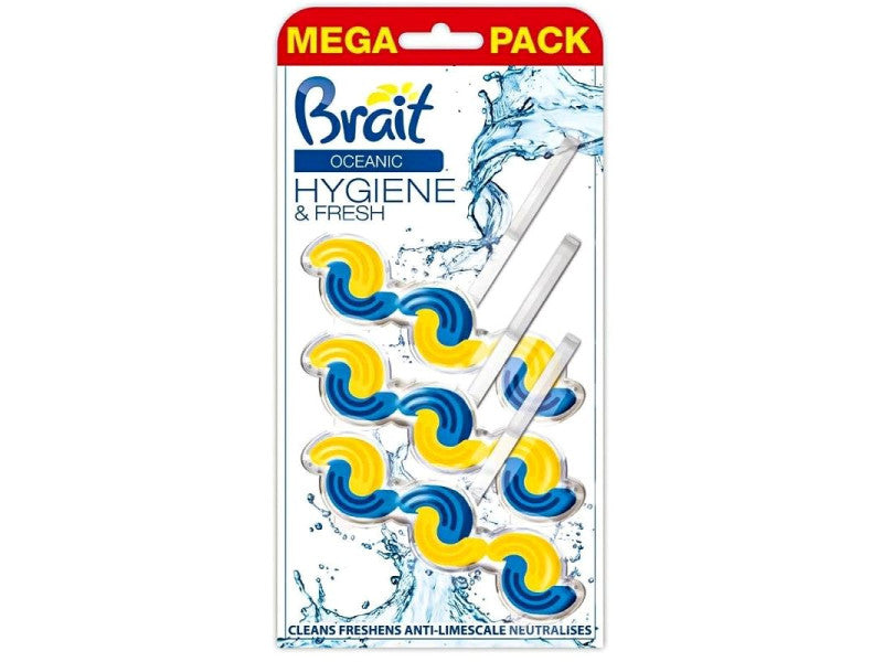 Brait WC deo 2 fázisú Óceán Hygiene&Fresh 3x45gr