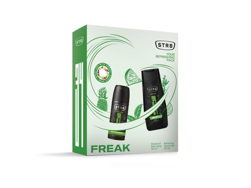 Kozm.cs. STR8 Set FR34K Tusfürdő 250ml+ Deospray 150 ml