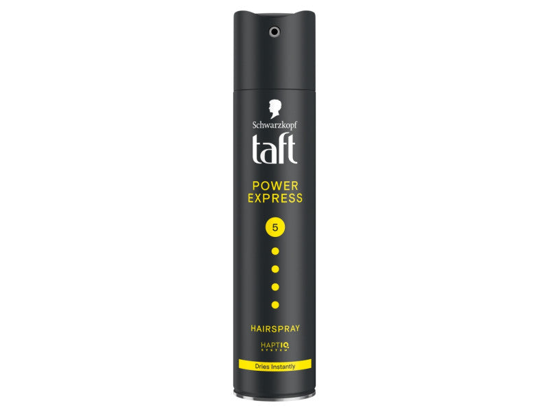 Taft hajlakk power express fekete-sárga pötty 250 ml