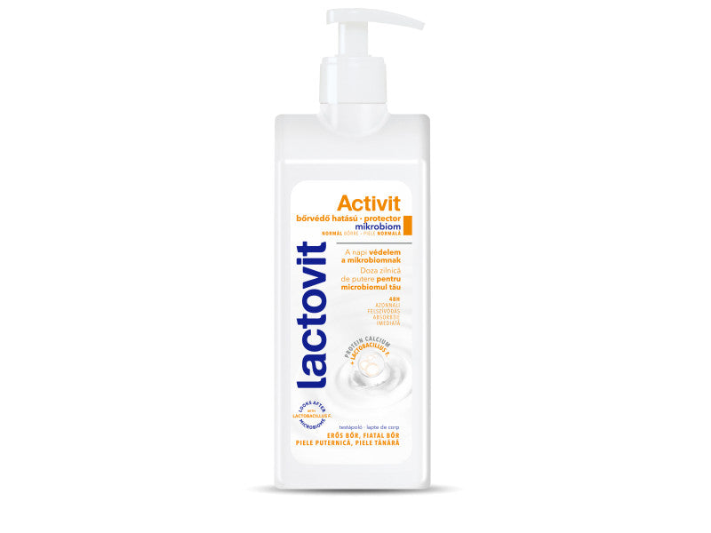 Lactovit Activit Bőrvédő hatású Női testápoló 400 ml (normál bőrre)