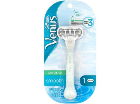 Gillette Venus Smooth 3 pengés női borotvanyél +1 betét