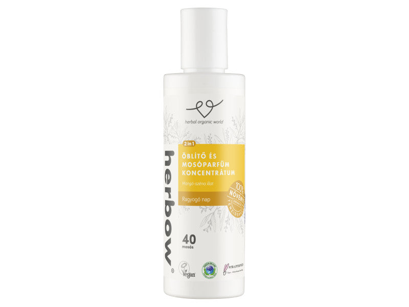 Herbow 2in1 Mosóparfüm-Textilöblítő konc. (40WL) 200 ml Ragyogó nap (Radiant Sun) (sárga)