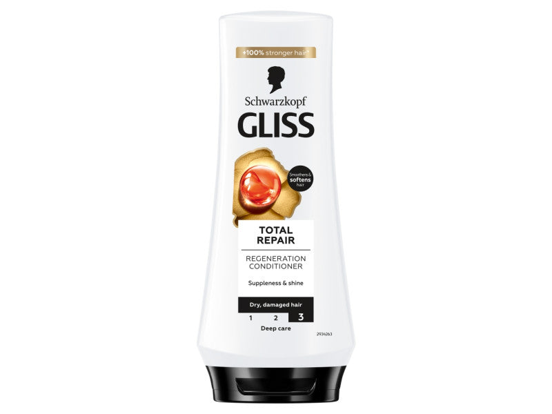 Gliss balzsam Teljeskörű regeneráló száraz hajra 200 ml