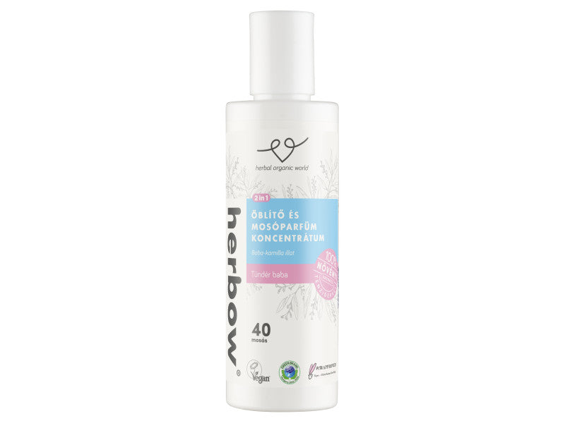Herbow 2in1 Mosóparfüm-Textilöblítő konc. (40WL) 200 ml Baby (kék)