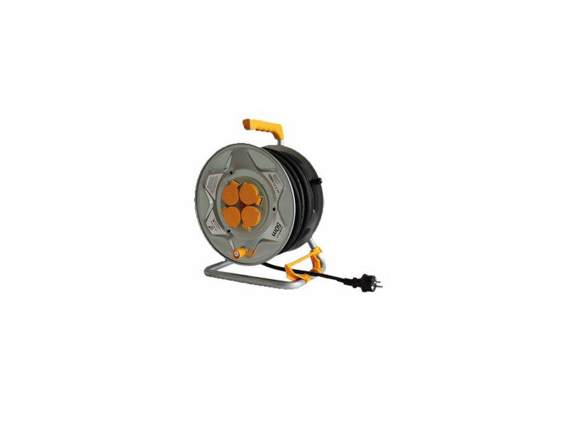 Ultratech kábeldob fém dobbal kábelvezetővel h07rn-f 3x1,5 gumikábellel ip44 50m