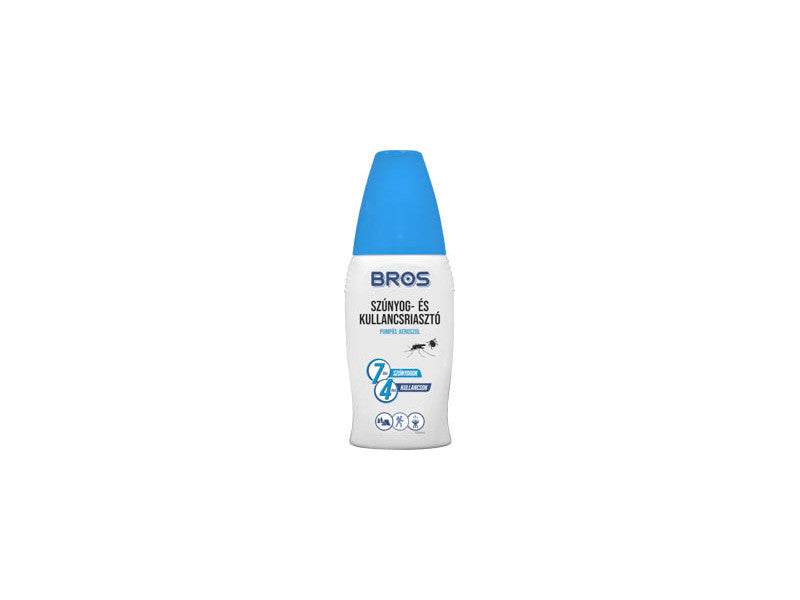 Bros szúnyog és kullancs riasztó pumpás 100 ml Plus (B001)