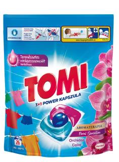 Tomi mosókapszula 3in1 color orchidea 26 db-os