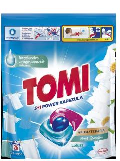Tomi mosókapszula 3in1 universal lótusz 26 db-os