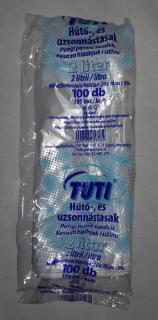 Tuti hűtő- és uzsonna tasak 2 l 20 x 30 cm 100 db-os