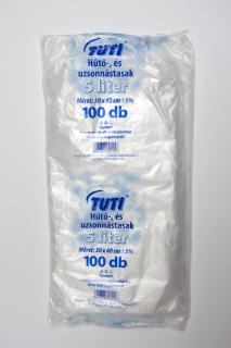 Tuti hűtő- és uzsonna tasak 5 l 30 x 40 cm 100 db-os