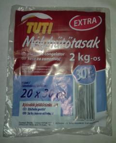 Tuti hűtőtasak 2 kg 20 x 30 cm 30 db-os extra