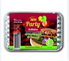Tuti party grilltálca 23x34 cm 3 db