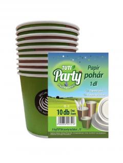 Tuti party papírpohár 1 dl 10 db-os