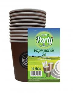 Tuti party papírpohár 2 dl 10 db-os