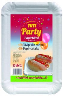 Tuti party papírtálca 16,5 x 23,5 cm 25 db-os