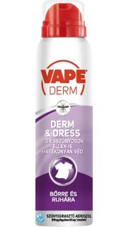 Vape szúnyogriasztó aeroszol derm and dress 100 ml