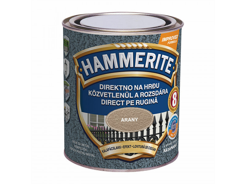 Hammerite kalapácslakk arany 750 ml