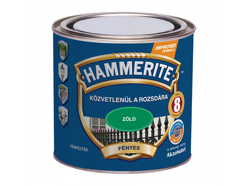 Hammerite fényes zöld 250 ml