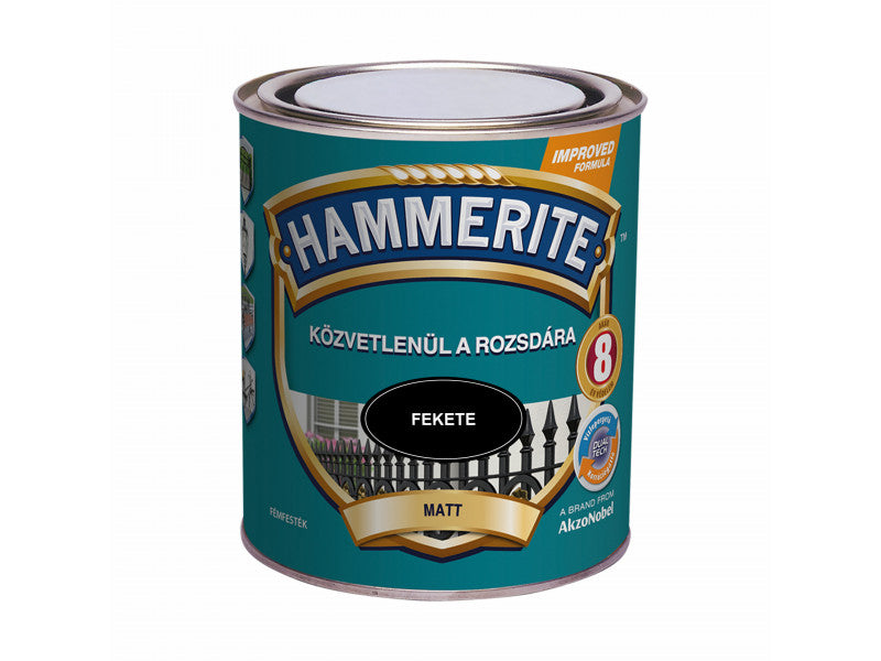 Hammerite matt fekete 0,75 lit