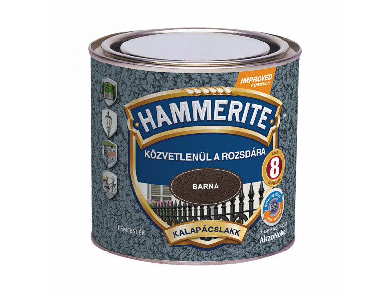 Hammerite kalapácslakk barna 250 ml