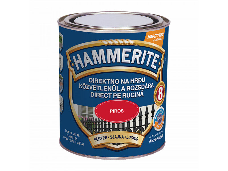 Hammerite fényes piros 750 ml