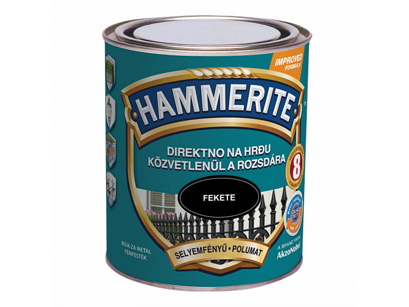 Hammerite szatén fekete 750 ml