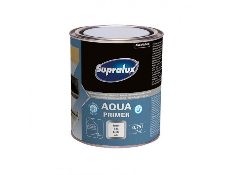 Supralux Universal Aqua primer alapozó fehér 0,75L