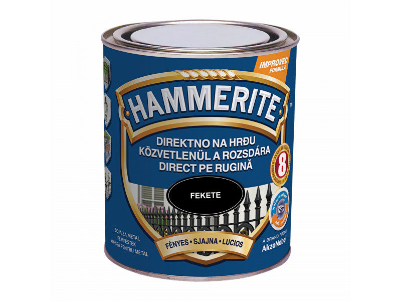Hammerite fényes fekete 750 ml