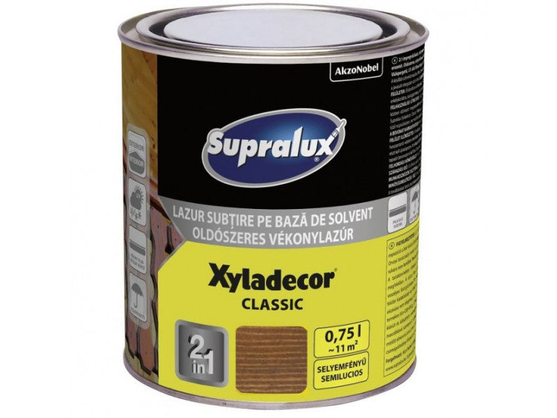 Xyladecor Classic Supralux rusztikus dió 0,75L