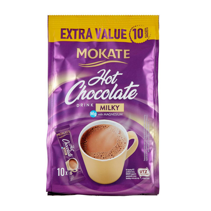 Mokate instant salted caramel csokoládé italpor magnéziummal, 10 x 18g
