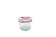 Befőttes Üveg Lapkával, Eper Dekorral 230ml #10