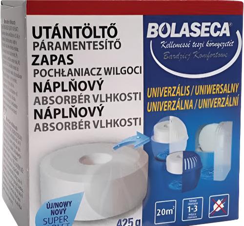 Bolaseca páramentesítő utántöltő tabletta, 425 g, lyukas






