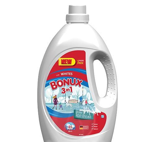 Bonux mosószer IceFresh 65 mosás,  3575 ml