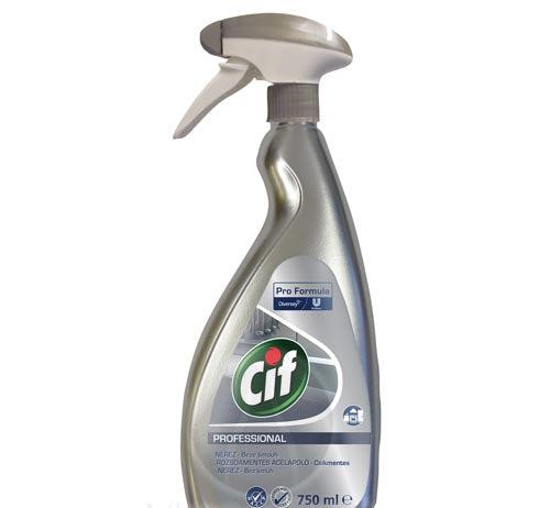 Cif rozsdamentes acél és üvegtisztítószer, 750ml