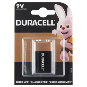 Duracell Extra Life alkáli elem 9V 6LR61/MN1604