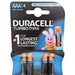Duracell turbo max elem AAA DL 4db