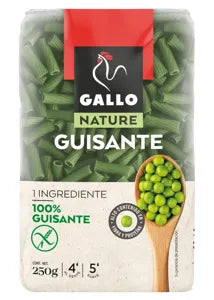 Gallo nat.100% zöldborsóliszt makaróni 250g