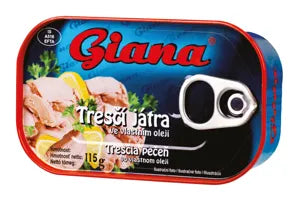 Giana tőkehalmáj saját olajában 115g 12#