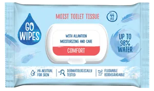GoWipes Comfort nedves toalettpapír flip-top 44 db 20#