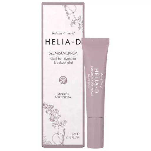 Helia-D Botanic Concept szemránckrém Tokaji bor kivonattal és Bakuchiollal 15 ml
