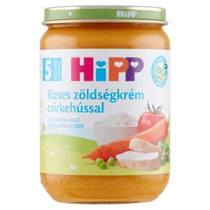 Hipp 5 Hónapos Rizses Zöldségkrém Csirkehússal 190g #6
