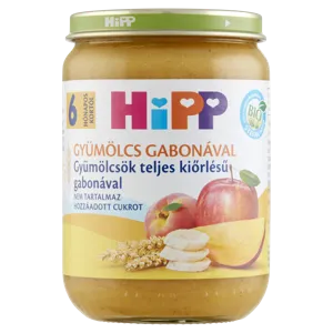 Hipp 6 Hónapos Bio Gyümölcsök Teljes Gabonával 190g #6